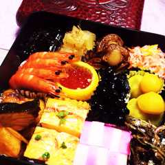 รูปของ お節料理(^○^)ホタテの含め煮