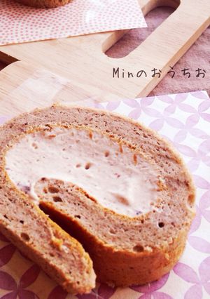 黒豆チーズクリームのロールケーキ-レシピのメイン写真