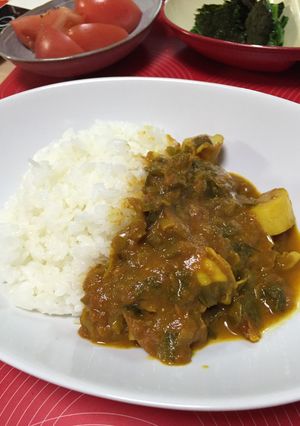 玉ねぎの代わりに九条ねぎを使うカレー-レシピのメイン写真
