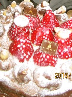 クリスマスケーキ-レシピのメイン写真