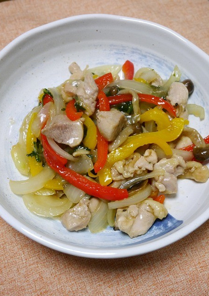 もも肉と色々野菜の牡蠣だし醬油炒め-レシピのメイン写真