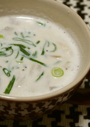 舞茸のミルクスープ-レシピのメイン写真