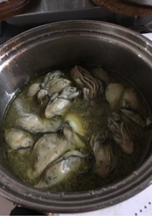 牡蠣のコンフィ-レシピのメイン写真