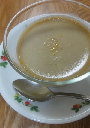 ✿黒豆煮汁で★和スイーツのプリン✿-レシピのメイン写真
