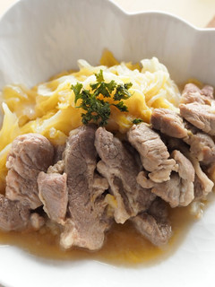 豚肉とキャベツの塩煮込み☆作業時間10分-レシピのメイン写真