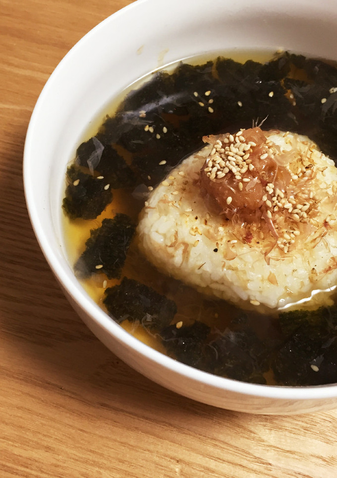 ほっこり♡焼きおにぎり梅茶漬け-レシピのメイン写真