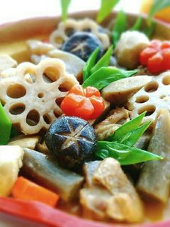 フライパンで簡単✾筑前煮(煮しめ)-レシピのメイン写真