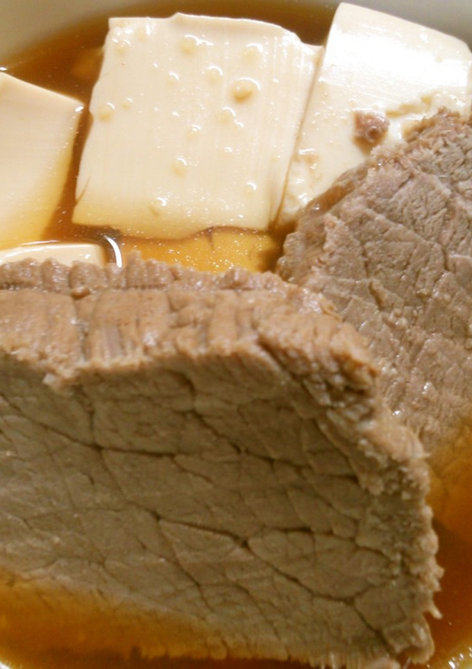 簡単柔らか！牛肉と豆腐の和風煮込み♪-レシピのメイン写真
