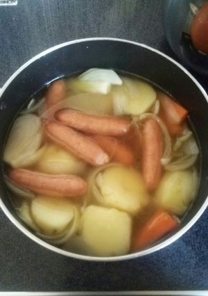 平日ご飯☆簡単すぎるポトフ♪-レシピのメイン写真