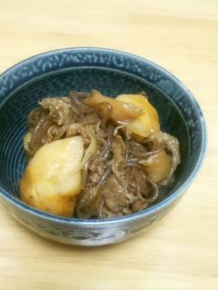 リメイク☆すき焼き風里芋の煮物-レシピのメイン写真