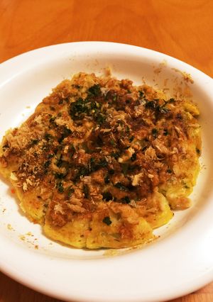 離乳食も一緒に♡豆腐入りお好み焼き-レシピのメイン写真