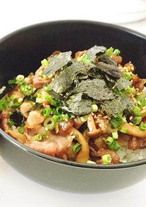 すき焼きのタレだけで 簡単★ 絶品豚丼-レシピのメイン写真