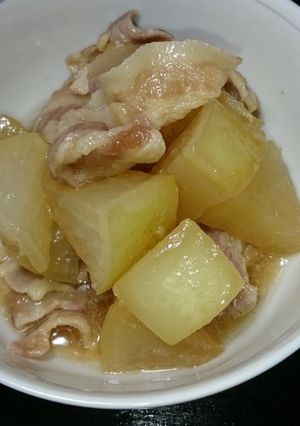 大根と豚バラ肉の煮付け-レシピのメイン写真