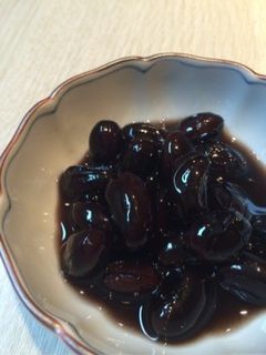 圧力鍋で時短!ふっくら黒豆煮-レシピのメイン写真