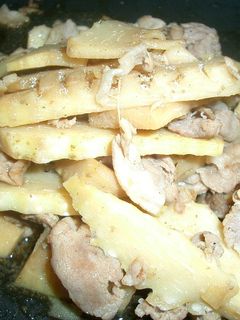 たけのこと豚肉の山椒炒め-レシピのメイン写真