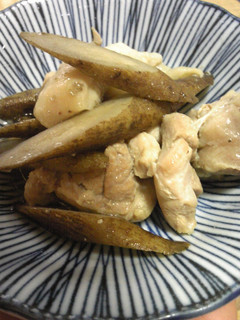 ゴボウと鶏の薄味煮-レシピのメイン写真