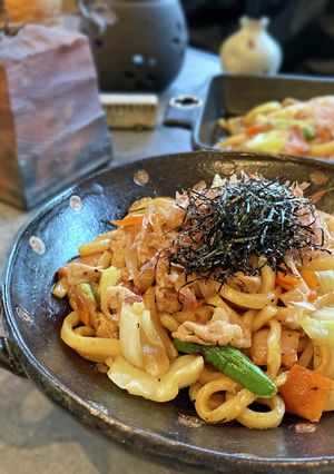 麺つゆで作る焼うどん ☆☆-レシピのメイン写真