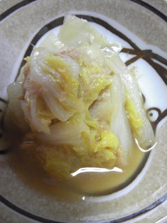 白菜とシーチキンの山葵煮-レシピのメイン写真