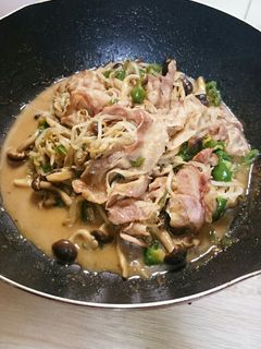 簡単☆豚バラスライス炒め(ゆず風味)-レシピのメイン写真