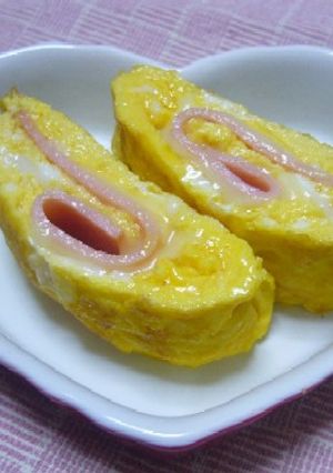 お弁当に♪ハムチー卵焼き-レシピのメイン写真