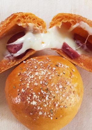 ！惣菜パン！ピザパン〜ペパロニロール風〜-レシピのメイン写真
