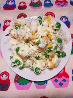 スナップエンドウとコーンのポテトサラダ-レシピのメイン写真