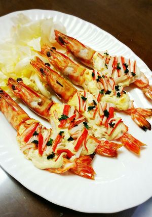 おもてなしに♡えびの豆腐マヨ焼き♡-レシピのメイン写真