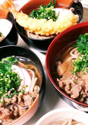 年越しそば/ 肉そば 蕎麦/お正月★-レシピのメイン写真