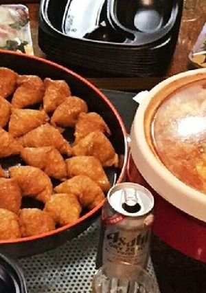 トマト鍋★お稲荷 飲み会おかず-レシピのメイン写真