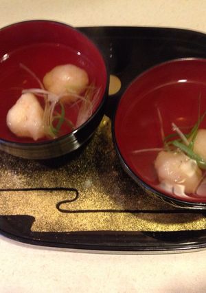 海老しんじょうのお吸い物-レシピのメイン写真
