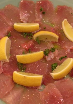 マグロのカルパッチョ-レシピのメイン写真