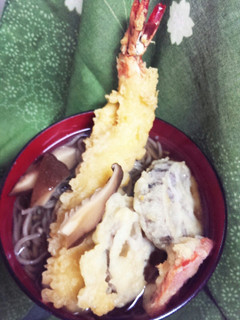 年越しそば♪えびの天ぷらそば-レシピのメイン写真