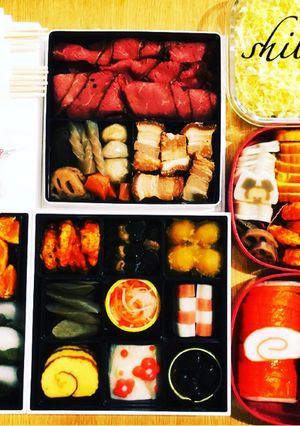 おせち料理2016三段重箱簡単詰め方覚書-レシピのメイン写真