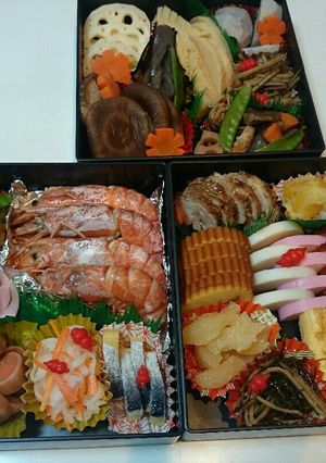 お節料理(３段お重)-レシピのメイン写真