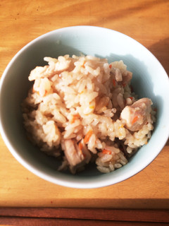 簡単!優しい味の炊き込みご飯。-レシピのメイン写真
