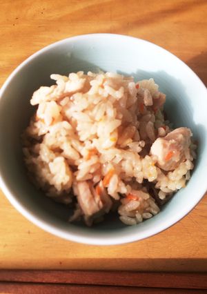 簡単！優しい味の炊き込みご飯。-レシピのメイン写真