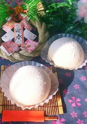 30分で完成！？不思議パンの豆大福風パン-レシピのメイン写真