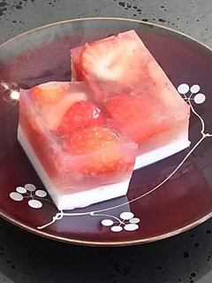 いちごの寒天-レシピのメイン写真