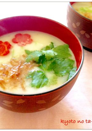 ✿甘い 白味噌のお雑煮 京都✿-レシピのメイン写真