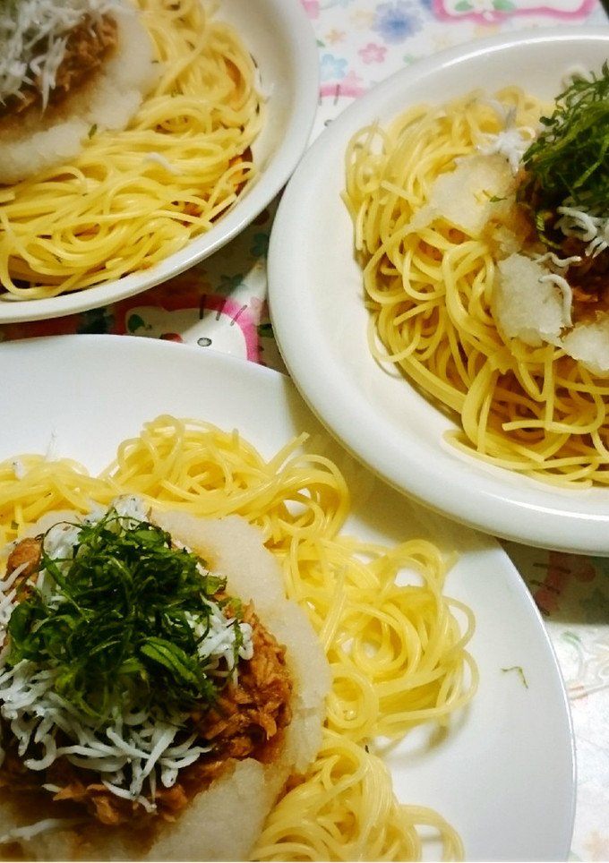 大根とツナの和風スパゲティ-レシピのメイン写真