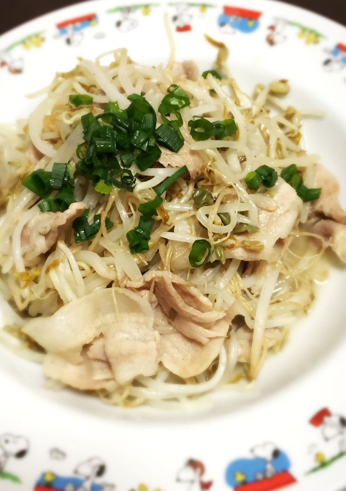 簡単！もやしと豚肉炒め-レシピのメイン写真