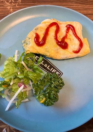 ご愛嬌ほうれん草入りフレンチオムレツ-レシピのメイン写真