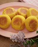 かぼちゃと米粉と豆腐のパン風お焼き