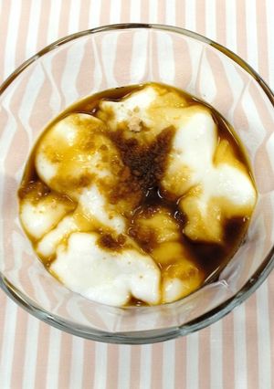 かんたん牛乳もち（黒蜜きなこ）-レシピのメイン写真
