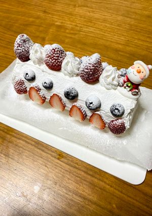 簡単クリスマスケーキ-レシピのメイン写真