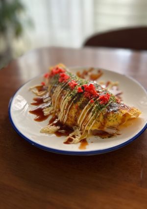 安うま節約レシピ　もやしとんぺい焼き-レシピのメイン写真