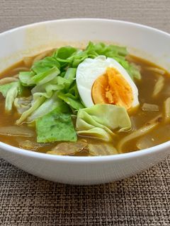 カレーうどんにキャベツ!-レシピのメイン写真