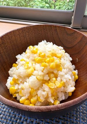 【簡単ご飯】白だしとバター香る🌽とうもろこしご飯-レシピのメイン写真