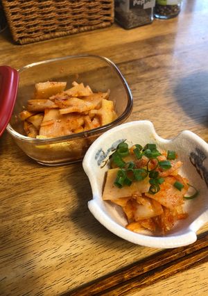 節約♪キムチの汁・たけのこ和え-レシピのメイン写真