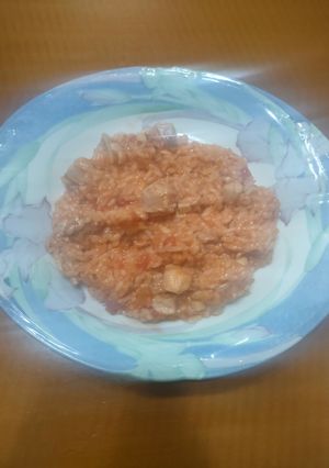 鶏肉のトマトリゾット-レシピのメイン写真
